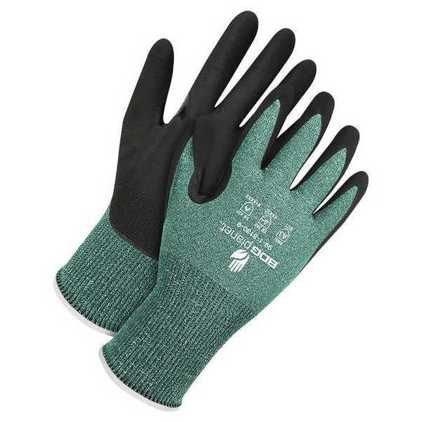 15 Gauge Green HPPE/Glass with NBR Palm Net Zero, Size X3L (12)