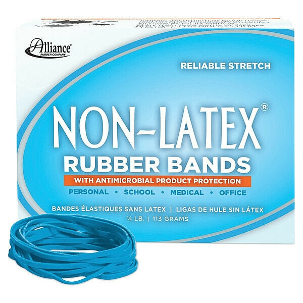 Rubberbands, Size 33, 1/4 lb., Cyan Blue