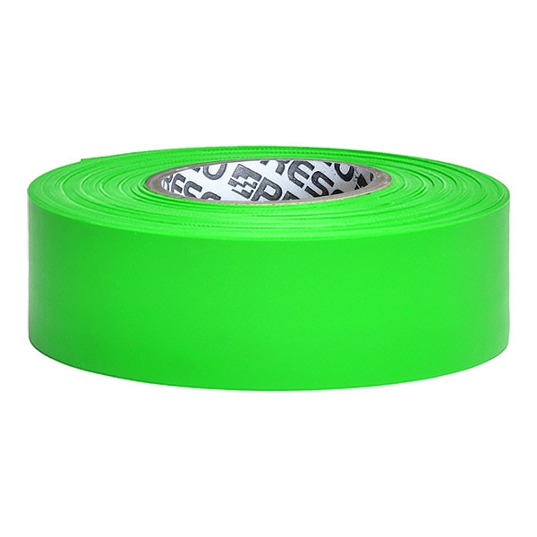 Taffeta Flagging Tape, Green Glo, 150 ft