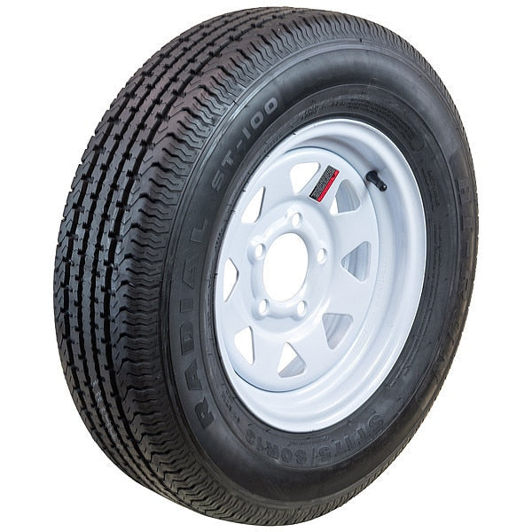 Trailer Tire Wheel Assembly, 13x4.5 5-4.5