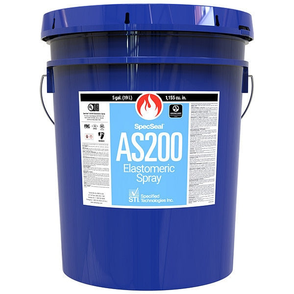 Fire Barrier Spray, 5 gal., Blue