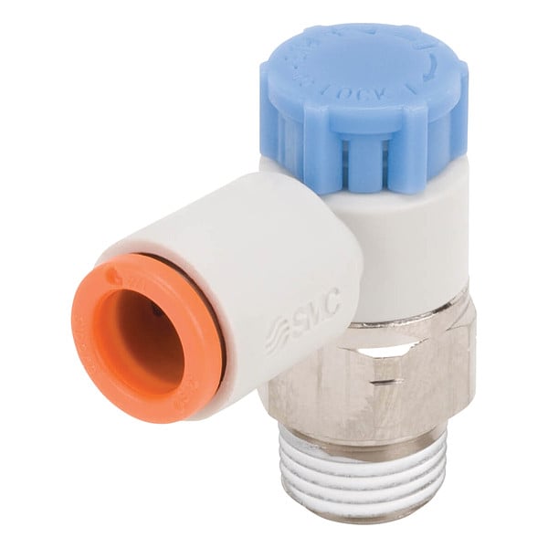 Speed Control Valve, 1/4 In Tube, 1/8 In