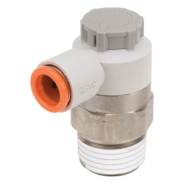 Speed Control Valve, 3/8 In Tube, 1/2 In