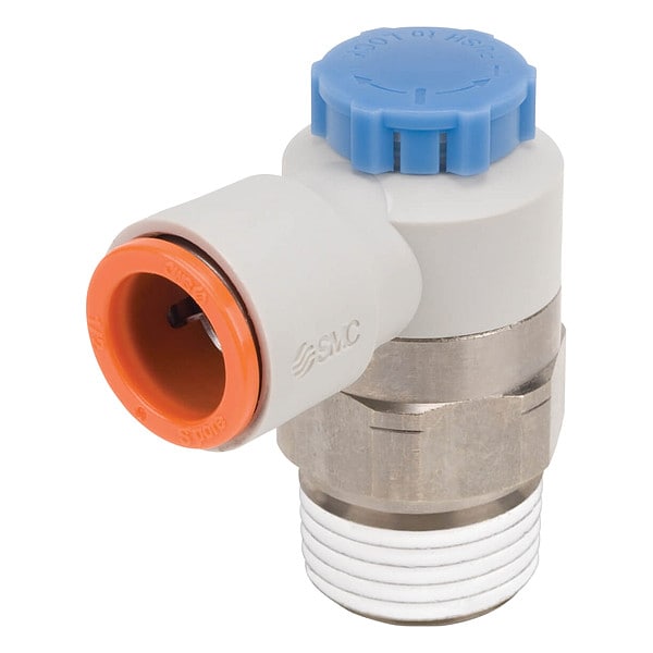 Speed Control Valve, 3/8 In Tube, 1/2 In