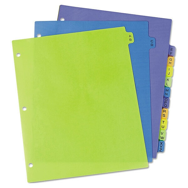Pre-Printed Index Divider A-Z, Pk12