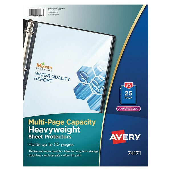 Sheet Protector, X-Large, PK25