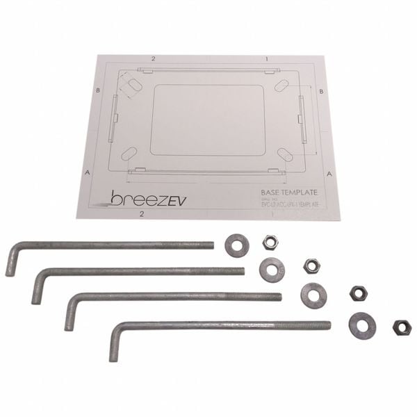 EV Charger Pedestal Anchor Kit, 10