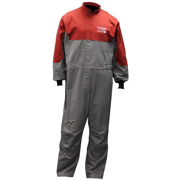 Coverall, Gray/Red, ATPV 20 cal/sq cm