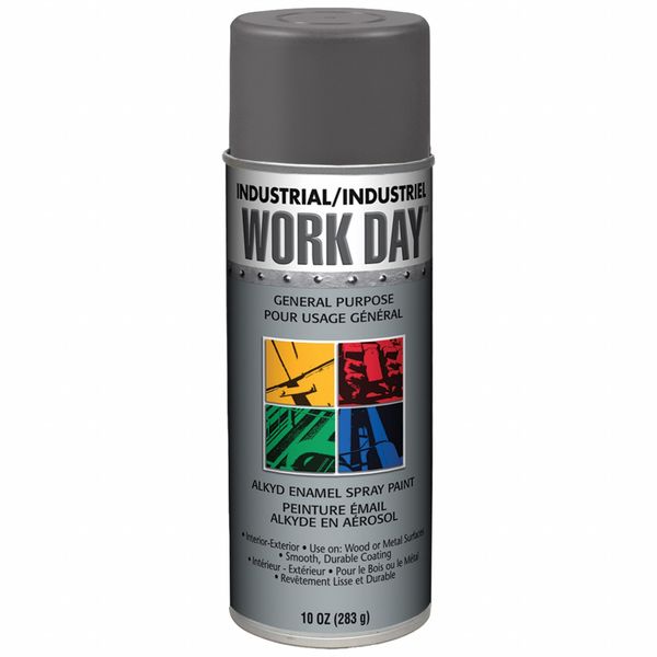 Spray Paint, Gloss, Dark Gray, 10 oz