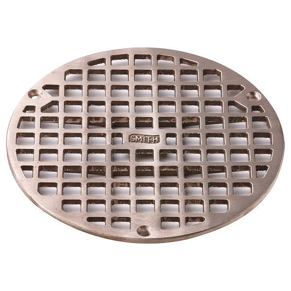 Floor Drain, Nickel Bronze, Round, 1/4