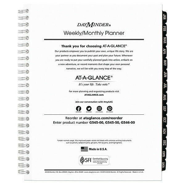 Planner Refill, 6-7/8 x 8-3/4