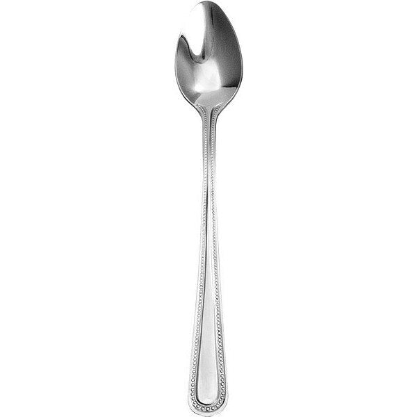 Ice Tea Spoon, 7 3/8 in L, Silver, PK12