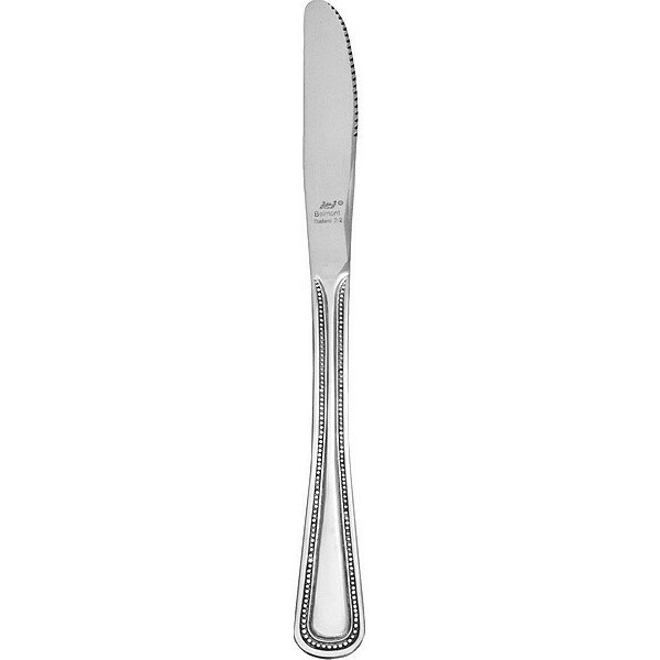 Dinner Knife, 8 7/8 in L, Silver, PK12