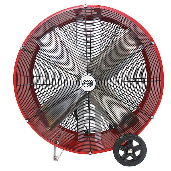 Barrel Fan, Air Mover, Air Circulator 30 in. Non-Oscillating, 120 V, 3,850 / 5,500 CFM