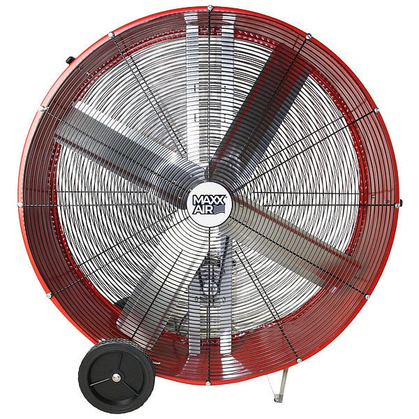 Barrel Fan, Air Mover, Air Circulator 42 in. Non-Oscillating, 120 V, 9,500 / 13,300 CFM