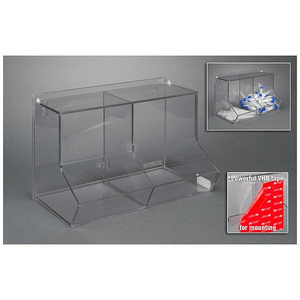 Two Compartment Bulk Bin, 8 1/2 in H