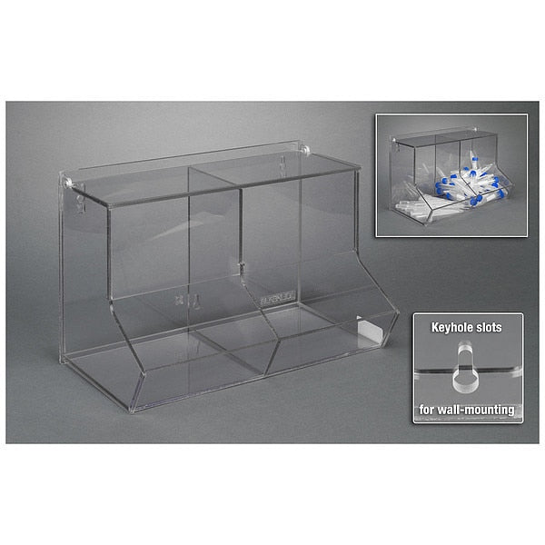 Two Compartment Bulk Bin, 8 1/2 in H