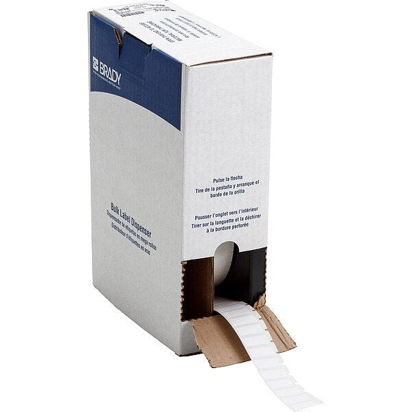 Label, 1 in W, White
