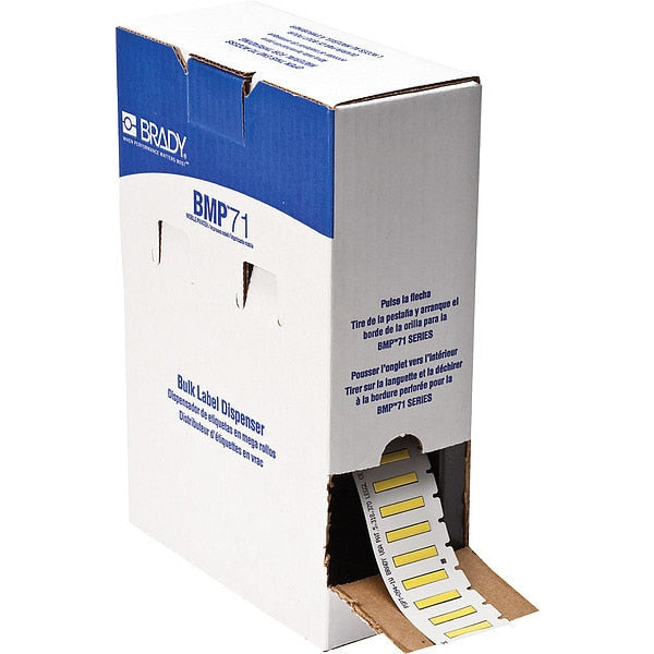 Sleeve, 1 in W, 3/16 in H, Die-cut