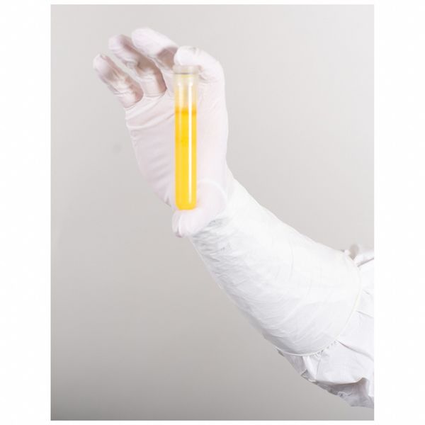 Disposable Gloves, Nitrile, White, ( 8 1/2 ), 200 PK