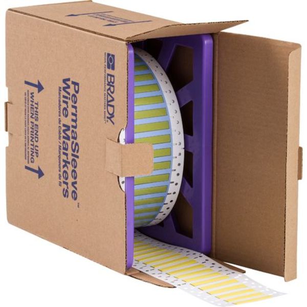 Wire Marking Sleeves, Yellow, 2 In W