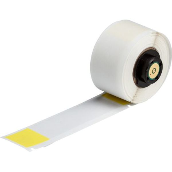 Thermal Transfer Label, Yellow/Translucent, Labels/Roll: 100