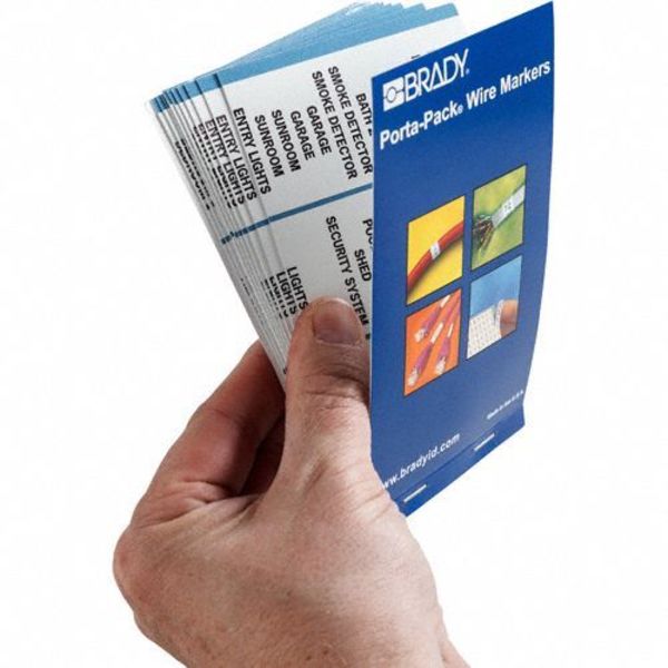 Wire Marker Book, Preprintd, Self-Adhesiv, PWM-LC-3