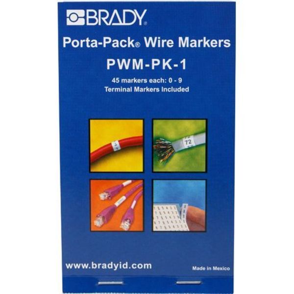 Wire Marker Book, Preprintd, Self-Adhesiv, PWM-PK-1