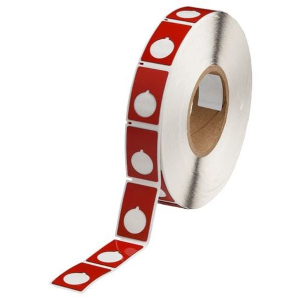Label, Red, Labels/Roll: 500