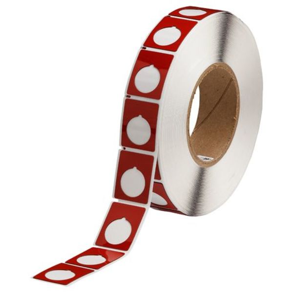 Label, Red, Labels/Roll: 500