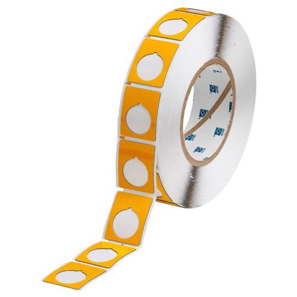 Label, Yellow, Labels/Roll: 500