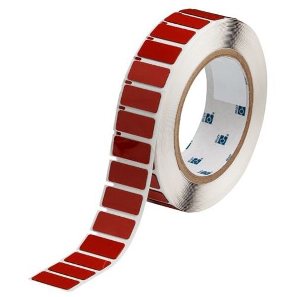 Raised Panel Label, Red, Labels/Roll: 500