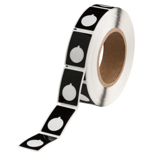 Thermal Transfer Label, Black, Labels/Roll: 250
