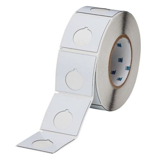 Thermal Transfer Label, White, Labels/Roll: 250
