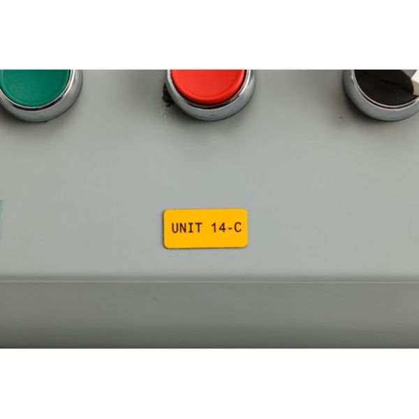 Yellow Polyester Wire Marker, THTEP171-593-.25YL