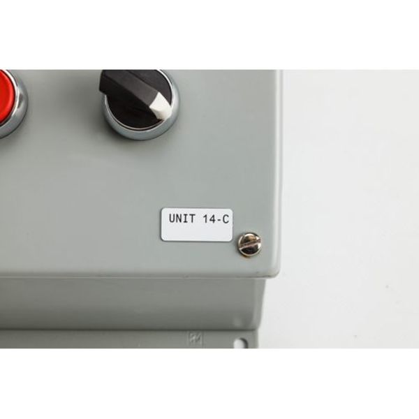 Thermal Transfer Label, White, Labels/Roll: 250