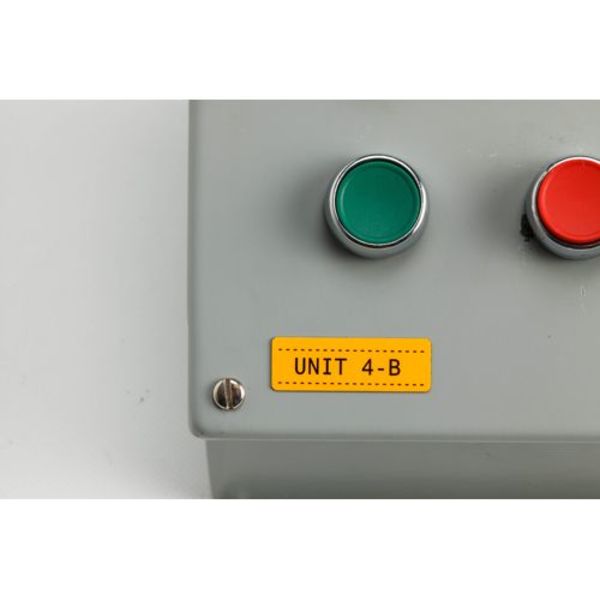 Yellow Polyester Wire Marker, THTEP172-593-.25YL