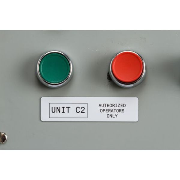White Polyester Wire Marker, THTEP175-593-.25