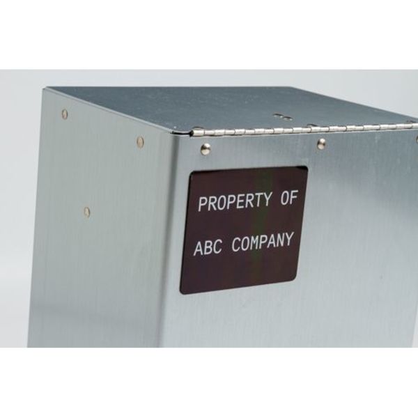 Thermal Transfer Label, Black, Labels/Roll: 250