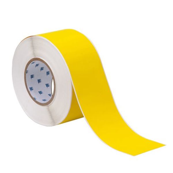 Thermal Transfer Label, Yellow, Labels/Roll: Continuous