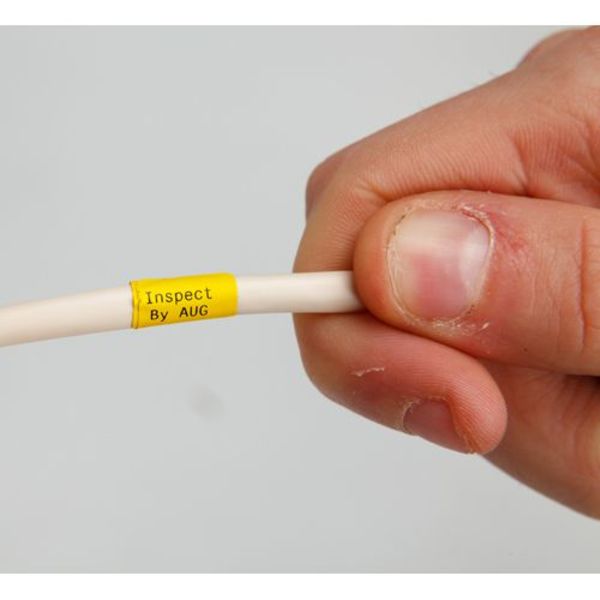 Yellow Wire Wrap, Wire Marker Tape, THT-5-472-10-YL