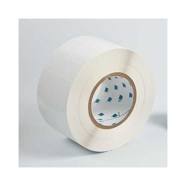 Thermal Transfer Label, All White, Labels/Roll: 3000