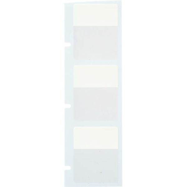 White Vinyl Wire Marker Tape, WRAP-3-427