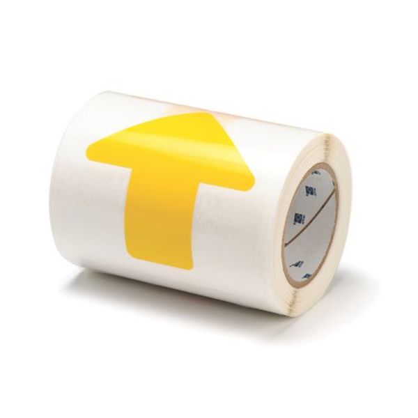Floor Marking Tape, Arrow, 2In, 5In L, PK52