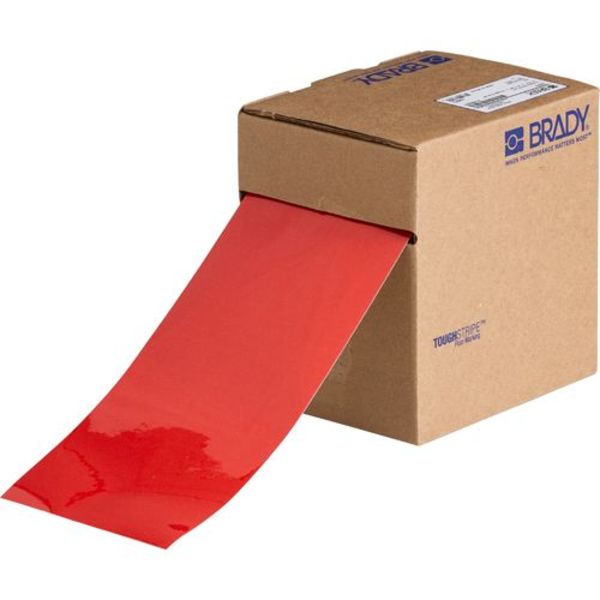Floor Marking Tape, Roll, 4In W, 100 ft. L