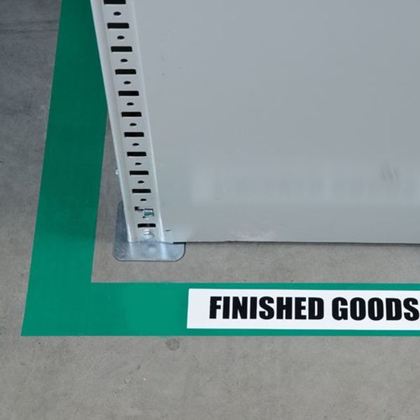 Floor Marking Tape, Roll, 2In W, 100 ft. L