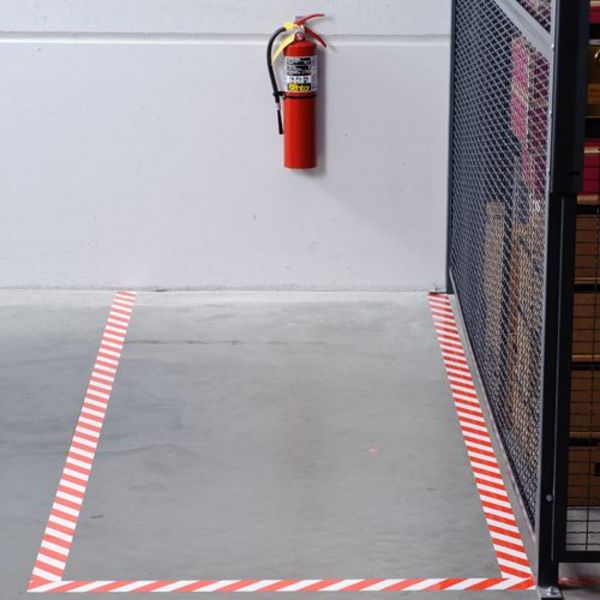 Floor Marking Tape, Roll, 2In W, 100 ft. L