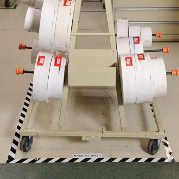 Floor Marking Tape, Roll, 3In W, 100 ft. L