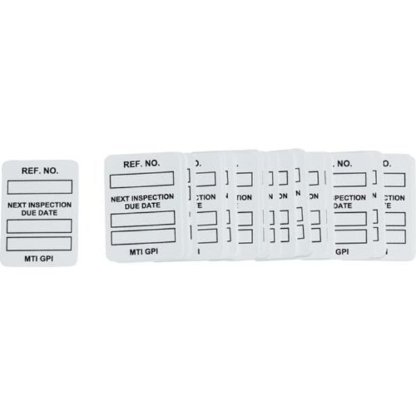 Microtag(r) Inspection Insr, Bk/Wht, PK100