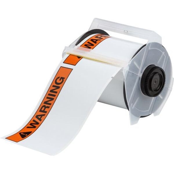 Thermal Transfer Label, Black/Orange, Labels/Roll: 165